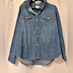 Universal Thread Good Co. Women’s Dark Denim Shirt